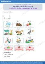 Đề thi học kì 2 Tiếng Anh 2 Global Success - Đề số 2